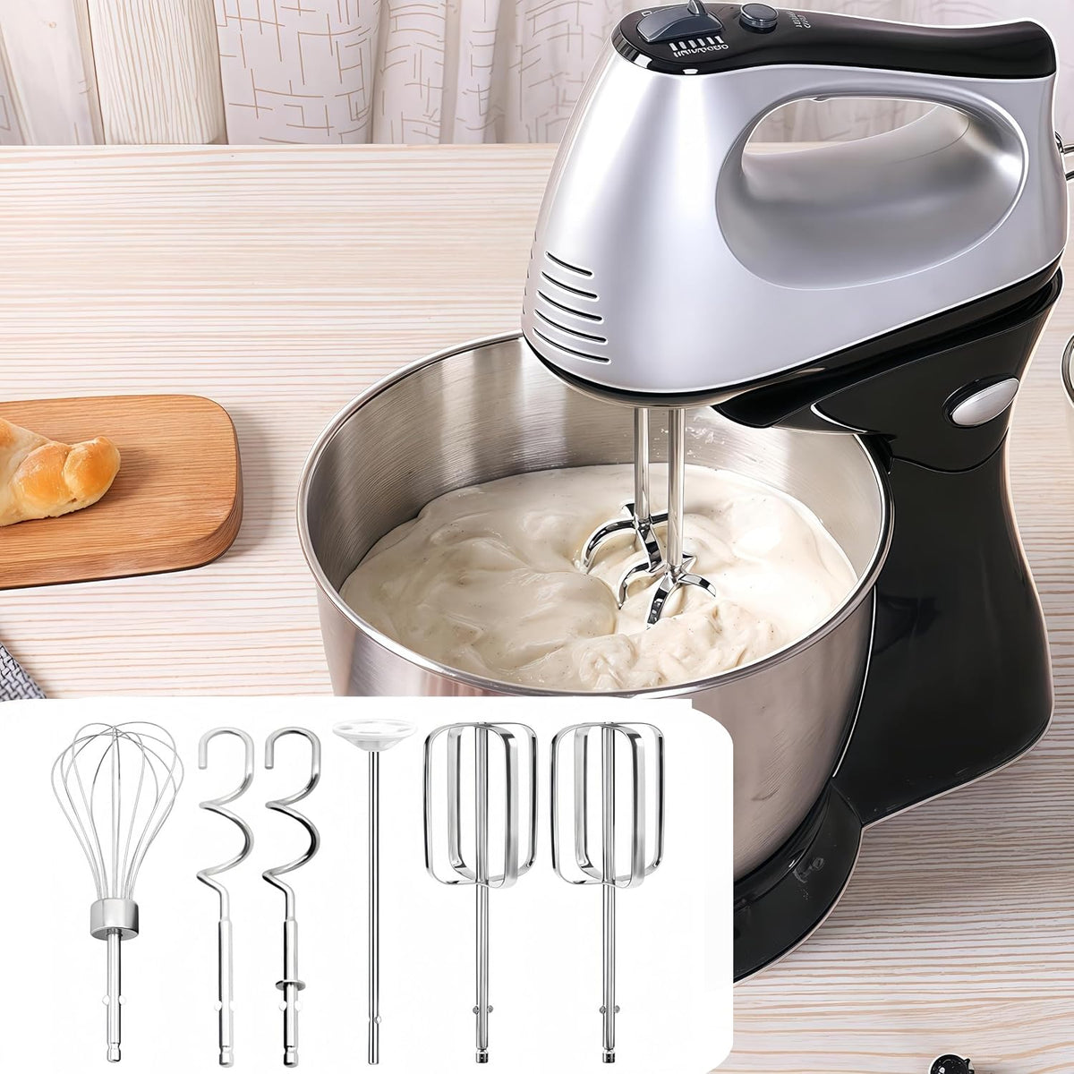 6-Pack Hand Mixer Attachments for Hamilton Beach 62632R 62682RZ