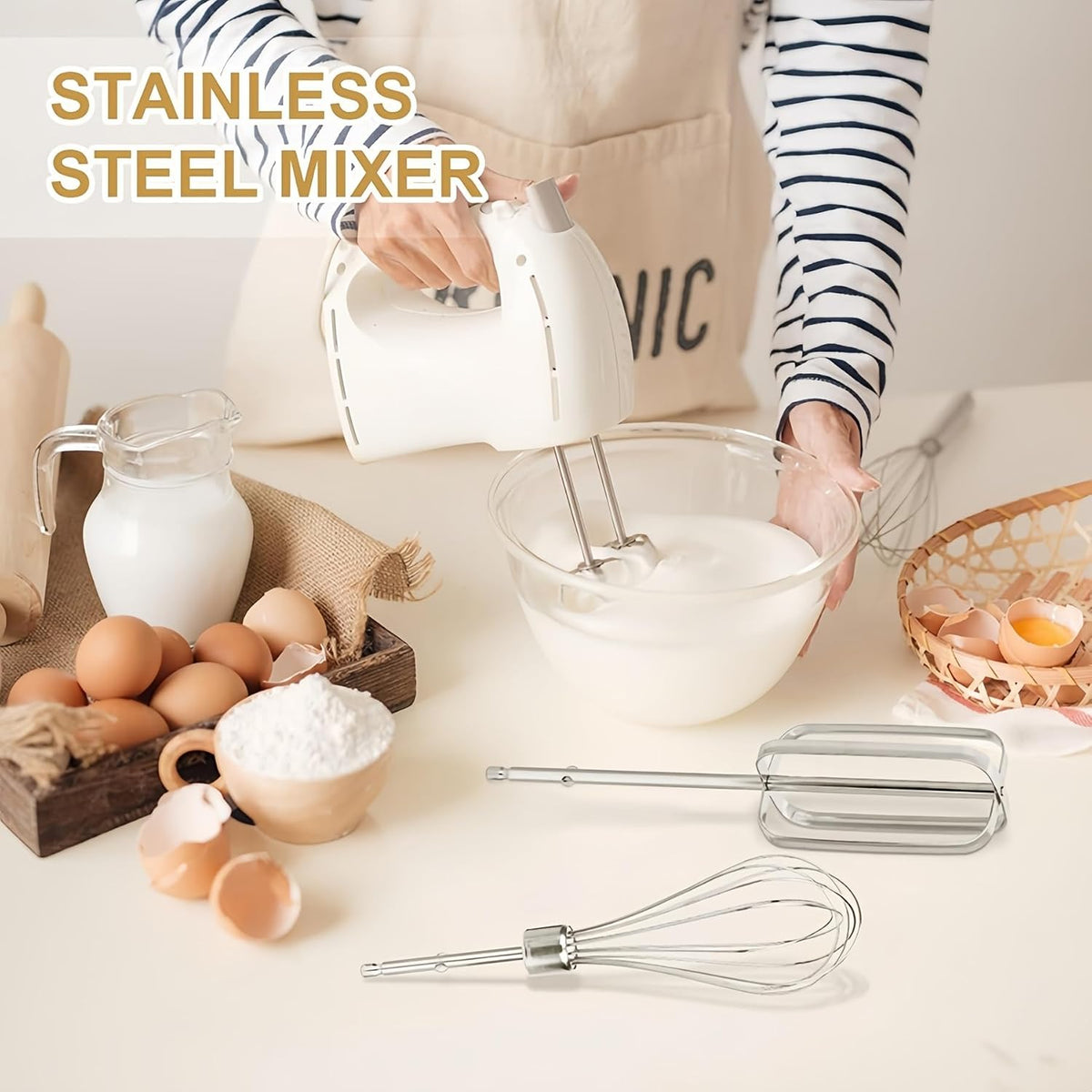 6-Pack Hand Mixer Attachments for Hamilton Beach 62632R 62682RZ
