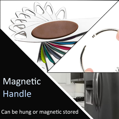 Magnetic Measuring Spoons Set Stainless Steel Magnetic Measuring Spoons