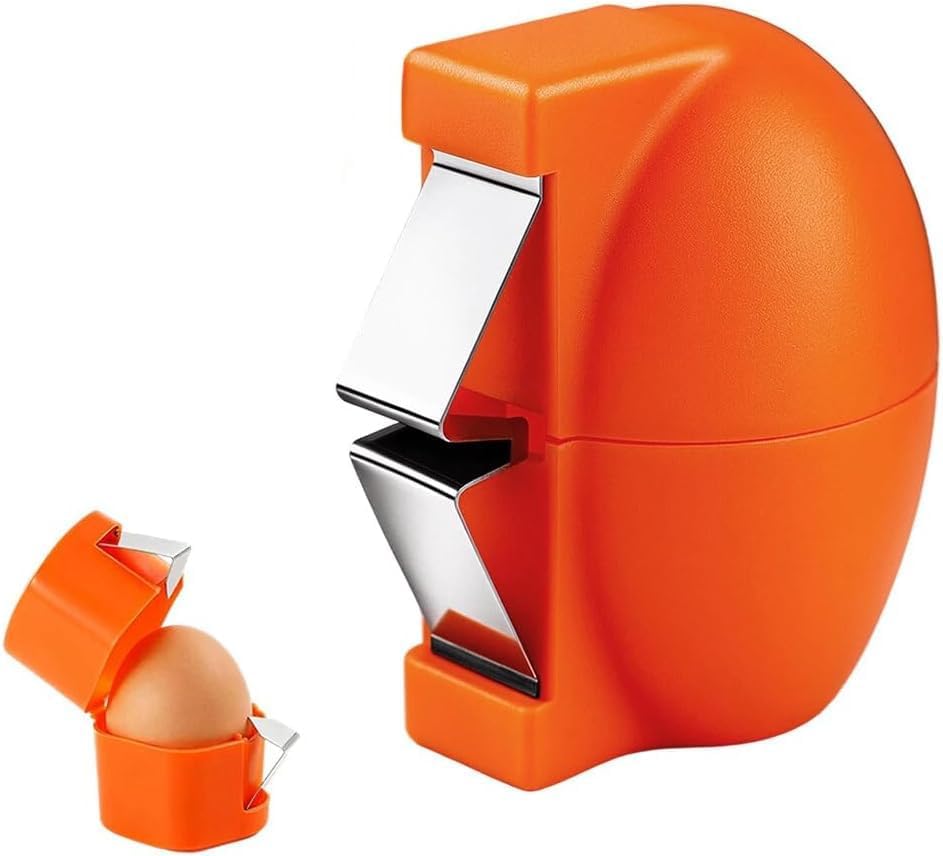 2026 New Eggshell Cracker, Egg Shell Opener, Quickly Cuts Hard-Boiled Eggs, Boiled Egg Peeler, Stainless Steel Eggshell Breaker, Effortless Kitchen Gadget (1pcs)
