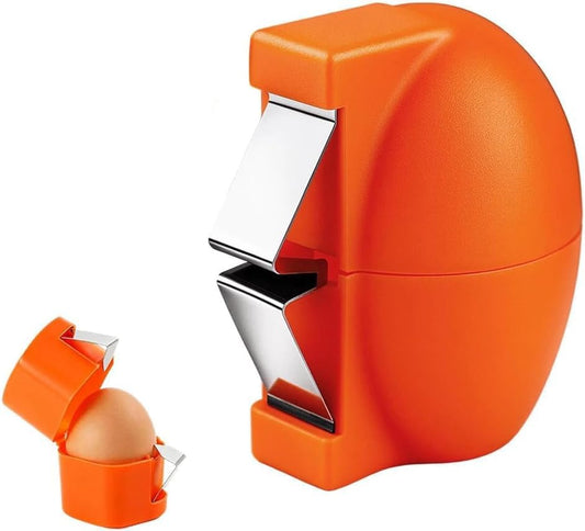 2026 New Eggshell Cracker, Egg Shell Opener, Quickly Cuts Hard-Boiled Eggs, Boiled Egg Peeler, Stainless Steel Eggshell Breaker, Effortless Kitchen Gadget (1pcs)