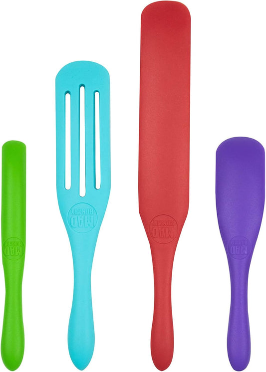 Mad Hungry PKA 47578 4-Piece Silicone Spurtle Set