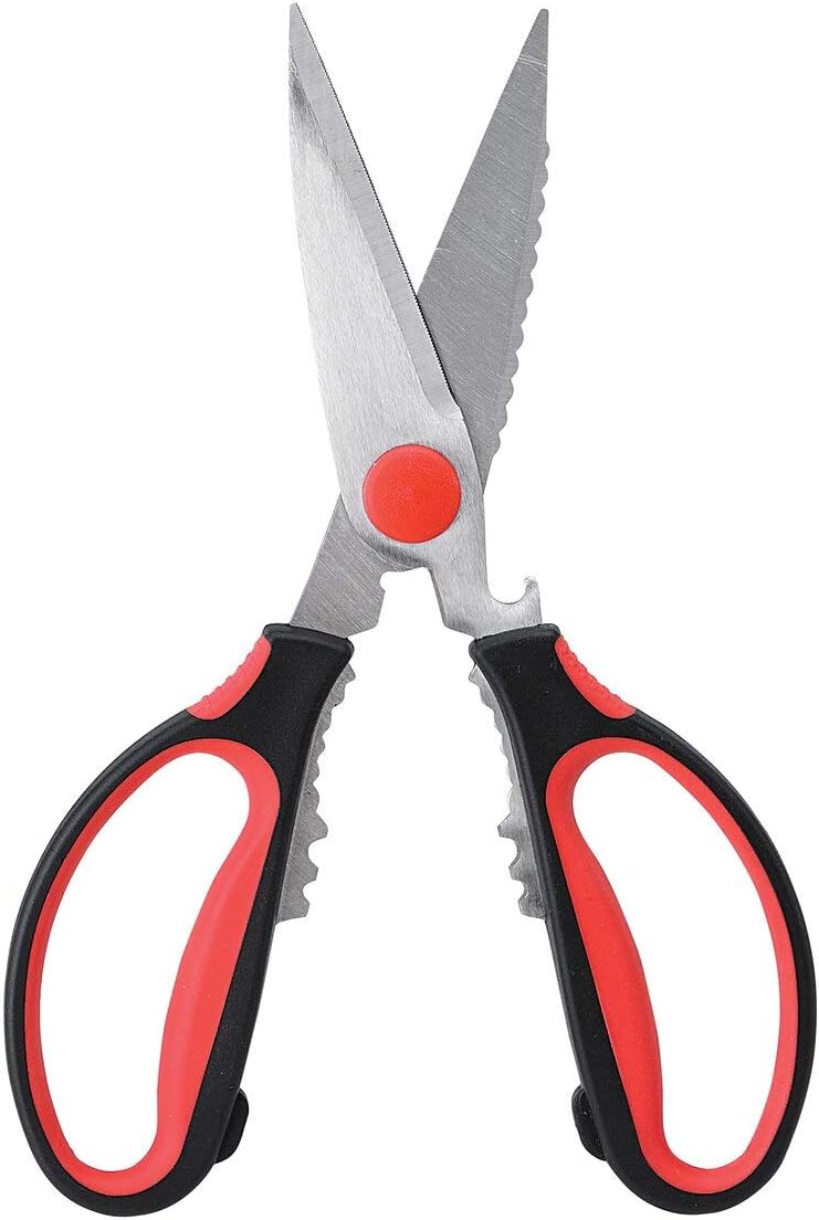 Cutlery-Pro 5-Blade Herb Scissors and Kitchen Shears, Approved, Stainless Steel Blades