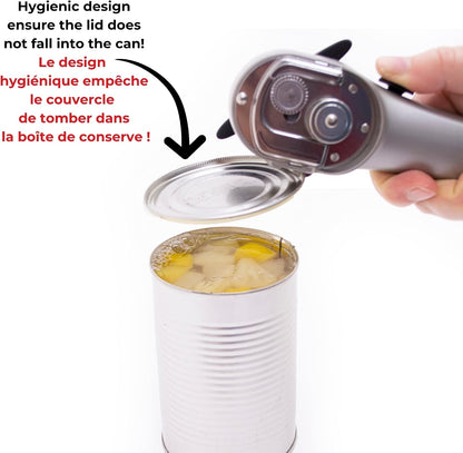 SECURIMAX Manual Can Opener, Safe Edge, Lid Lifter