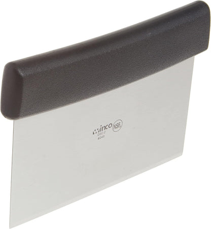 Stainless Steel Dough Scraper with Wood Handle