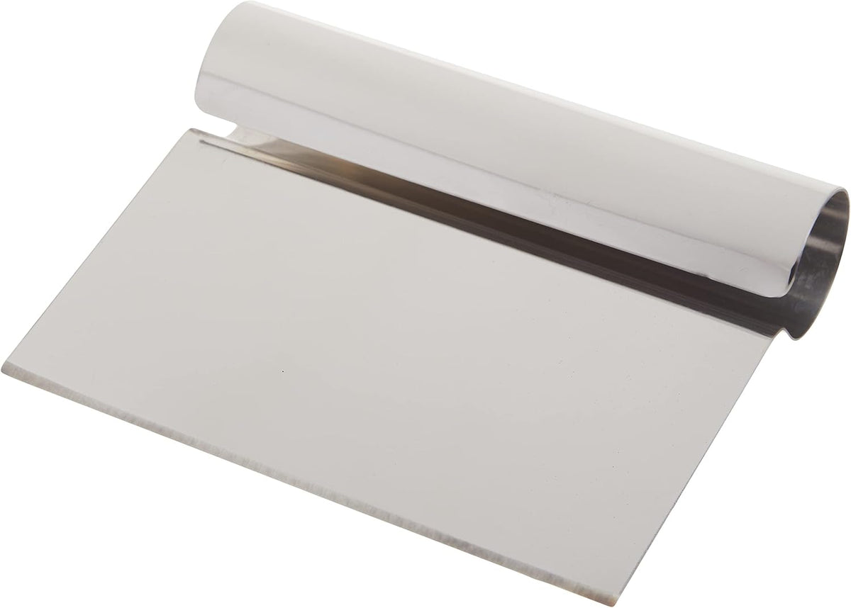 Stainless Steel Dough Scraper with Wood Handle