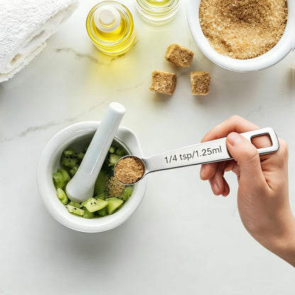 5PCS 1/2tsp(1/6tbsp, 2.5 ml) Measuring Spoon Teaspoons Stainless Steel Measure Spoons for Precise Cooking, Baking and Spices Measurement