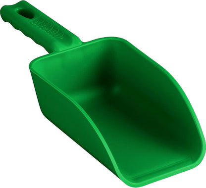 Vikan Remco 63002 Color-Coded Plastic Hand Scoop - BPA-Free Food-Safe Kitchen Utensils, Restaurant and Food Service Supplies, 16 oz, Green