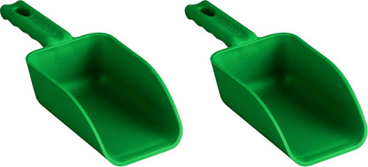 Vikan Remco 63002 Color-Coded Plastic Hand Scoop - BPA-Free Food-Safe Kitchen Utensils, Restaurant and Food Service Supplies, 16 oz, Green