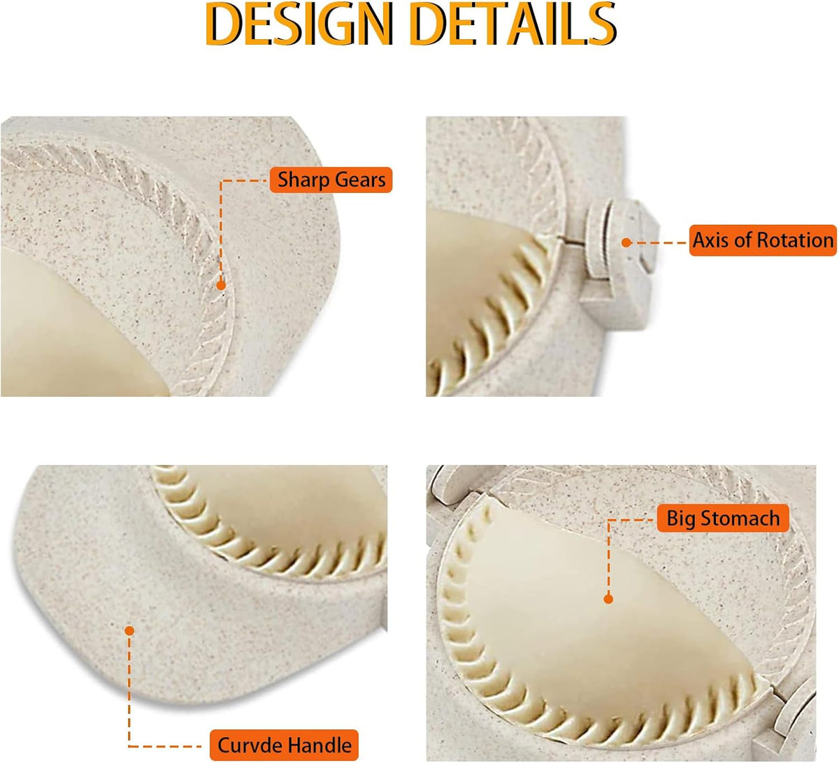 Dumpling Maker, Empanada Maker Press Multiple Size Dumpling Mold Set with Dough Cutter & Stuffing Spoon, Dumpling Maker Kit for Pierogi Gyoza Ravioli Chinese Dumpling, 3 Sizes (4.2"+3"+2.7")