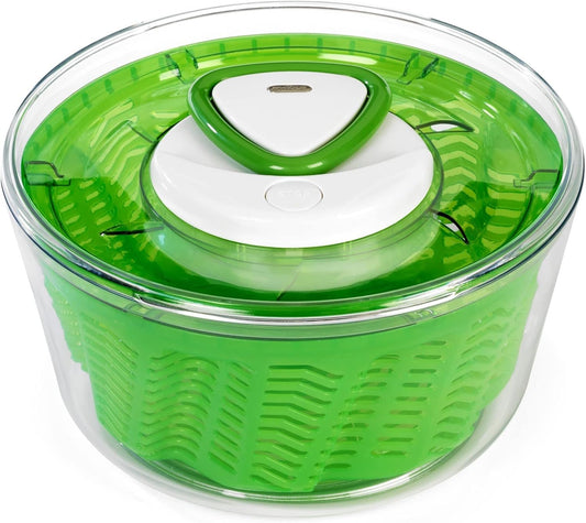 E940011 Easy Spin 2 Salad Spinner-Small Green, Plastic