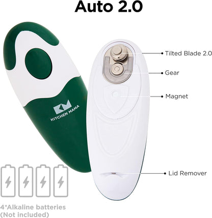 Auto 2.0 Electric Can Opener, Marble White