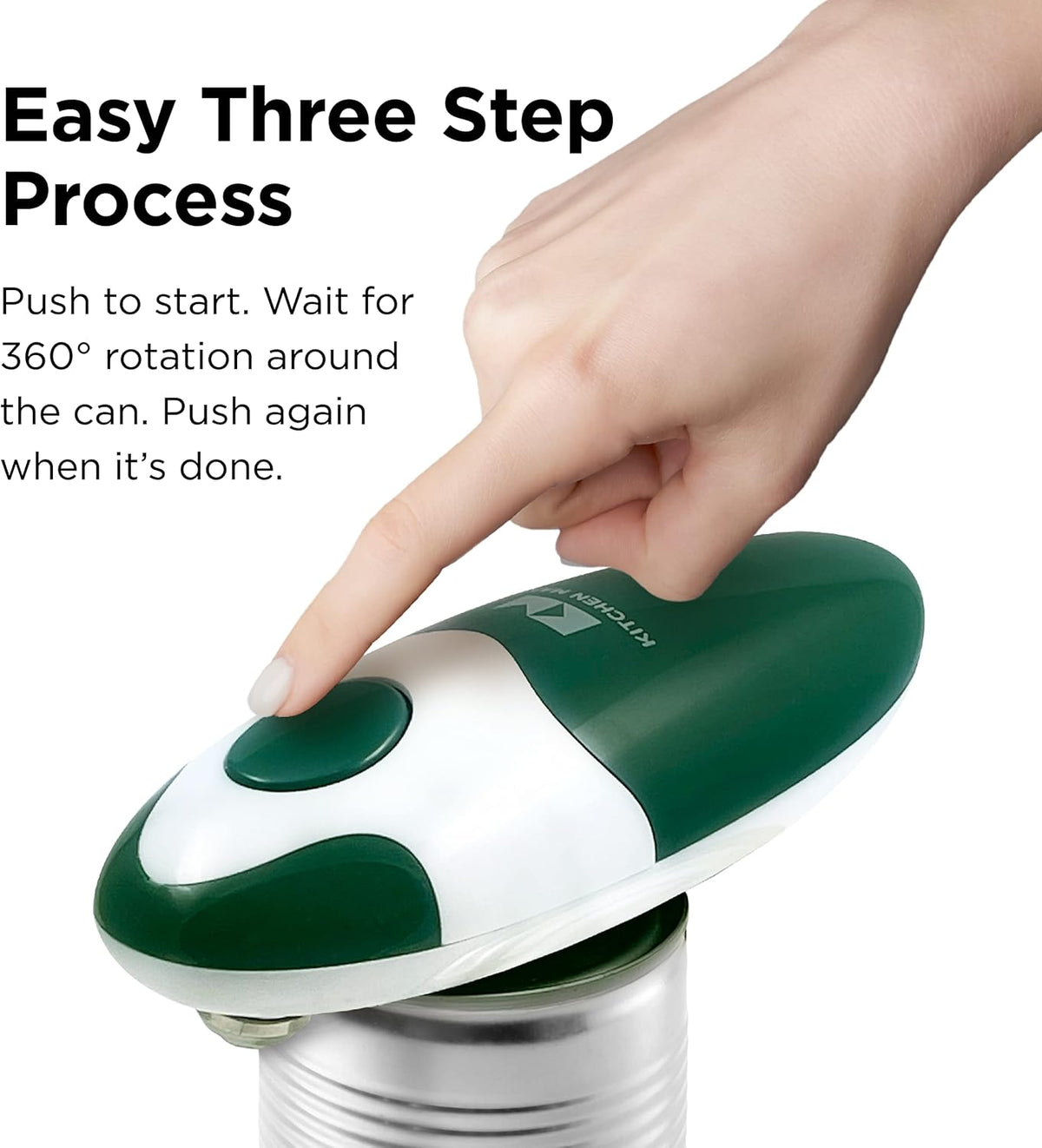 Auto 2.0 Electric Can Opener, Marble White
