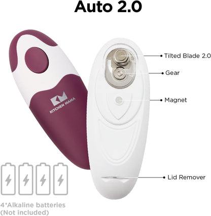 Auto 2.0 Electric Can Opener, Marble White