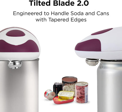 Auto 2.0 Electric Can Opener, Marble White