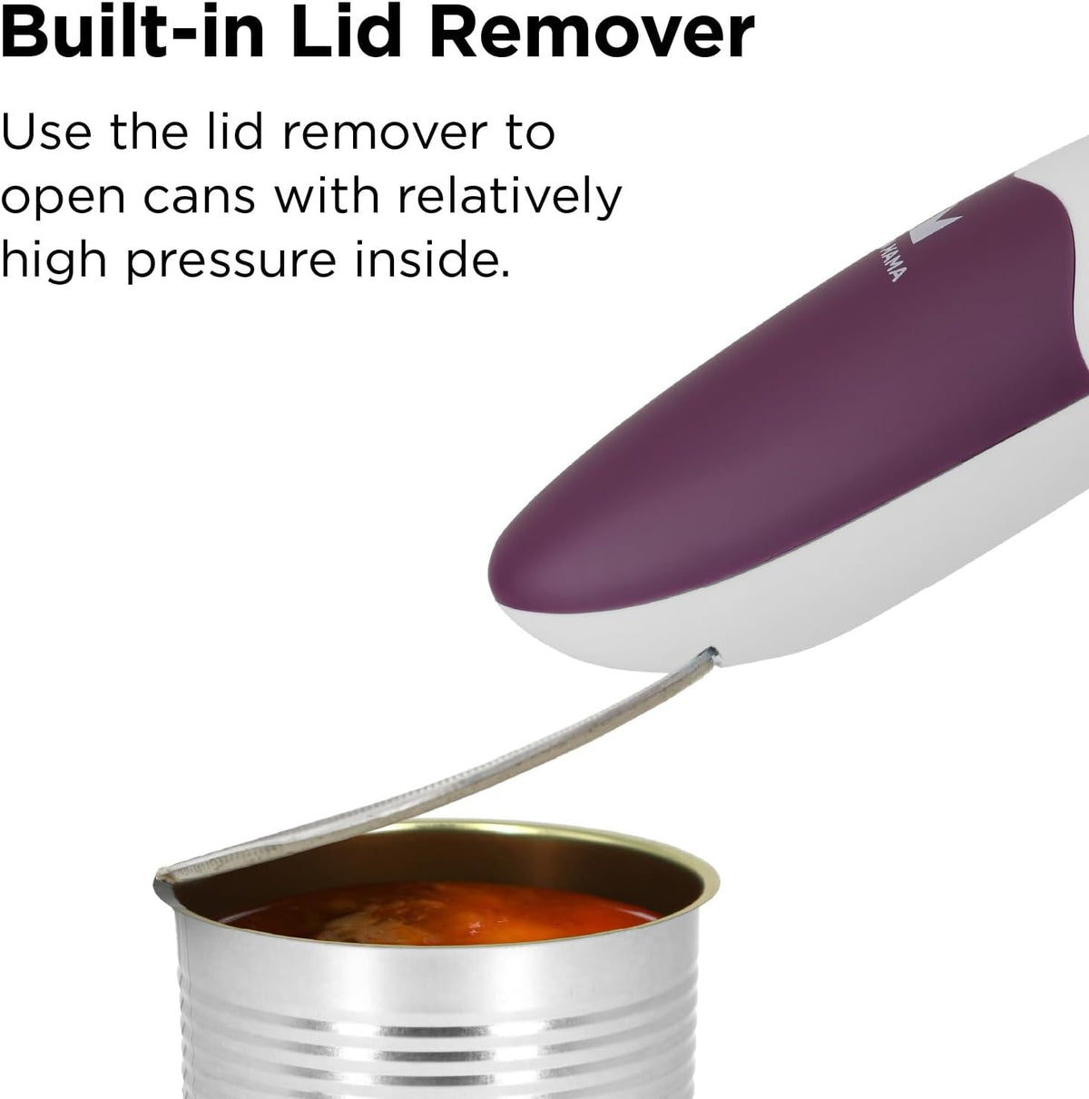 Auto 2.0 Electric Can Opener, Marble White