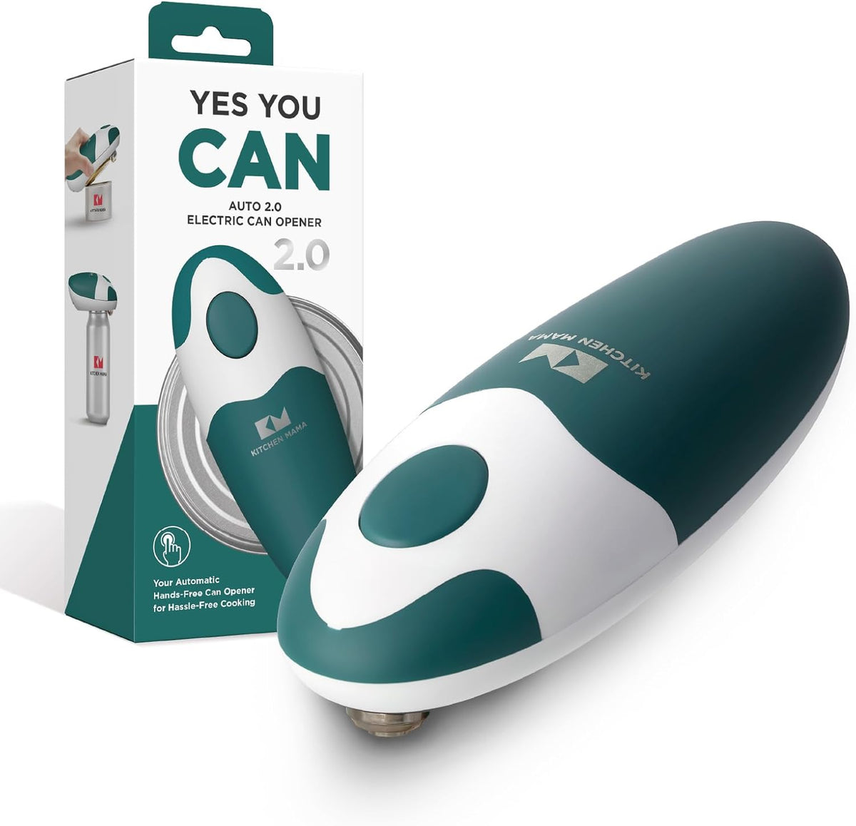Auto 2.0 Electric Can Opener, Marble White
