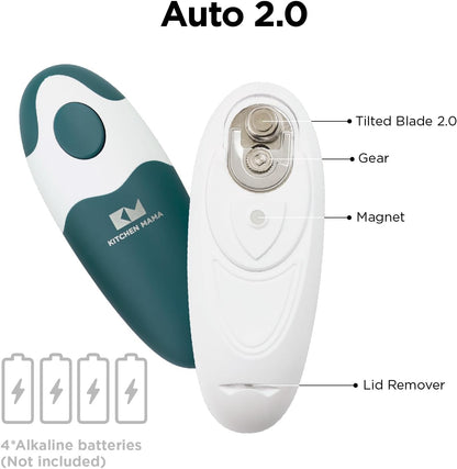 Auto 2.0 Electric Can Opener, Marble White