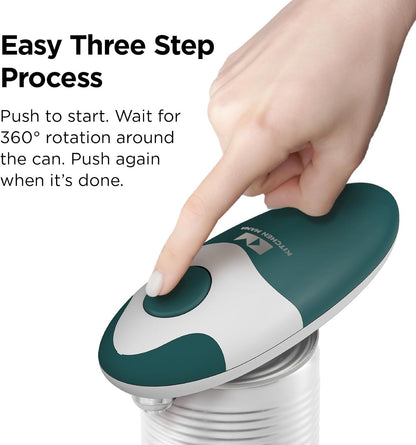 Auto 2.0 Electric Can Opener, Marble White