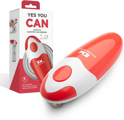 Auto 2.0 Electric Can Opener, Marble White