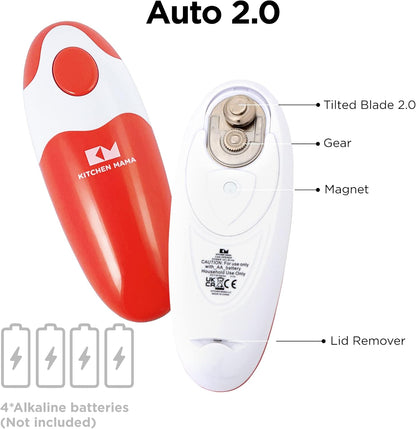 Auto 2.0 Electric Can Opener, Marble White