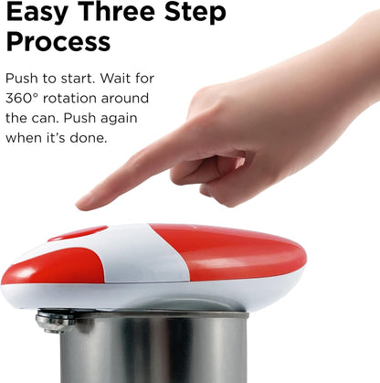 Auto 2.0 Electric Can Opener, Marble White