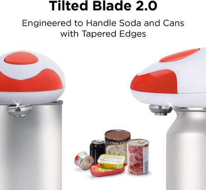 Auto 2.0 Electric Can Opener, Marble White
