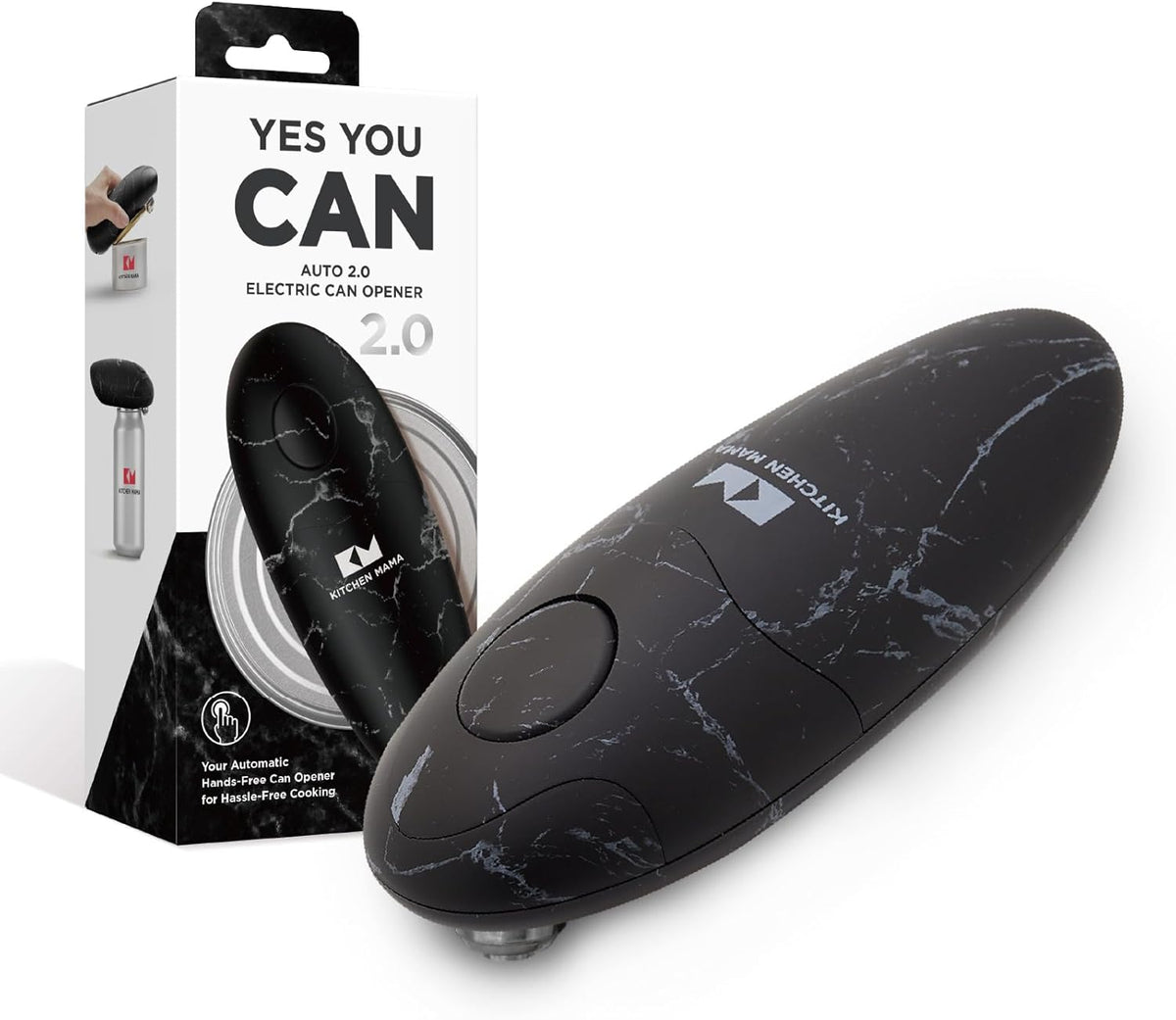 Auto 2.0 Electric Can Opener, Marble White