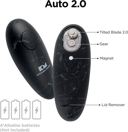 Auto 2.0 Electric Can Opener, Marble White