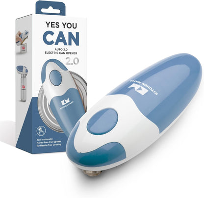 Auto 2.0 Electric Can Opener, Marble White