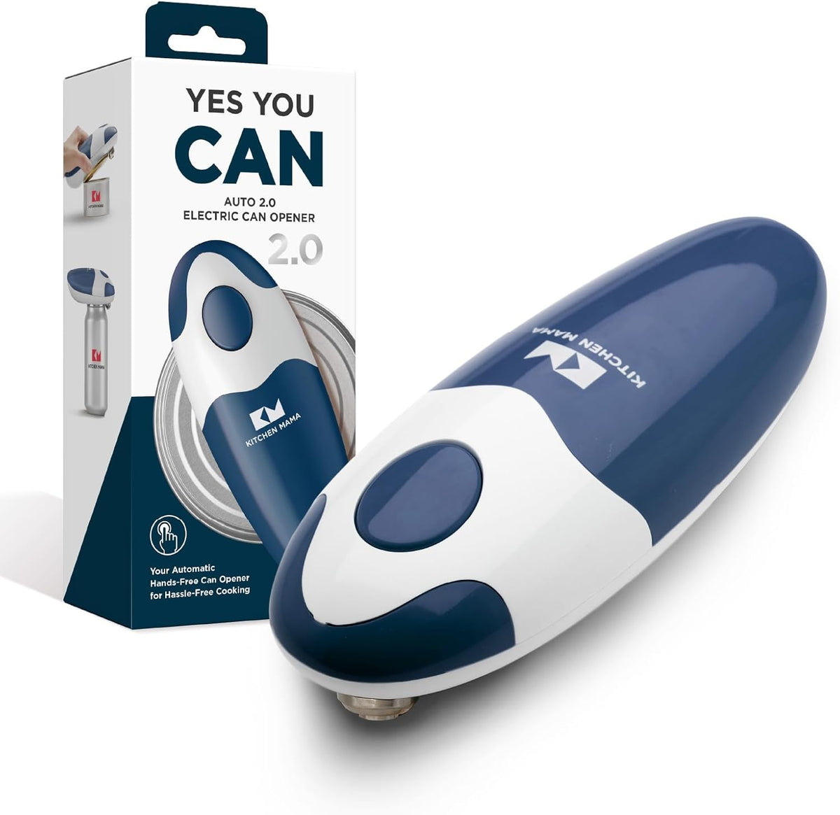 Auto 2.0 Electric Can Opener, Marble White