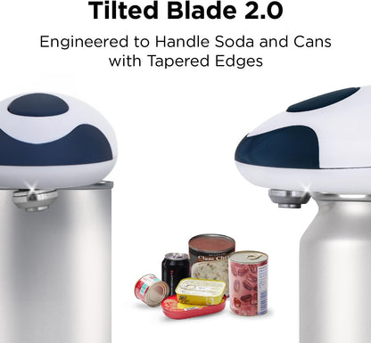 Auto 2.0 Electric Can Opener, Marble White