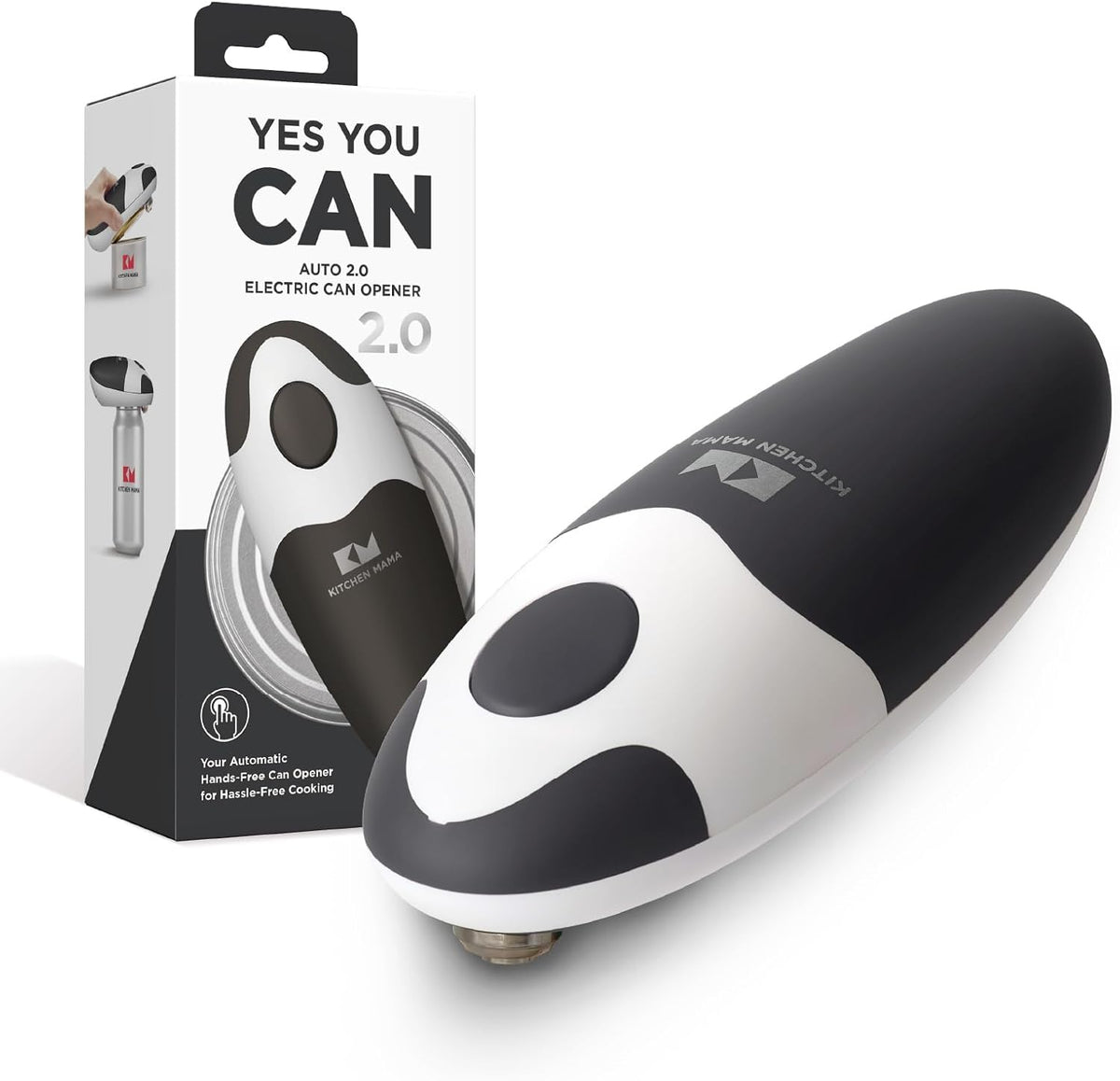 Auto 2.0 Electric Can Opener, Marble White