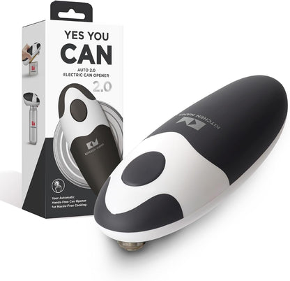 Auto 2.0 Electric Can Opener, Marble White
