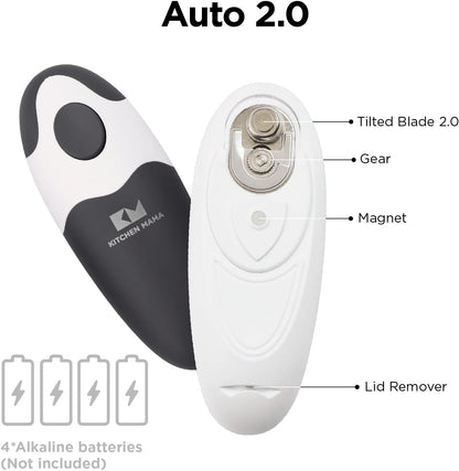 Auto 2.0 Electric Can Opener, Marble White