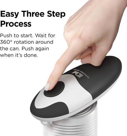 Auto 2.0 Electric Can Opener, Marble White