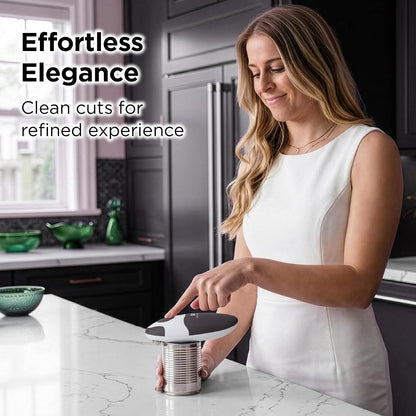 Auto 2.0 Electric Can Opener, Marble White