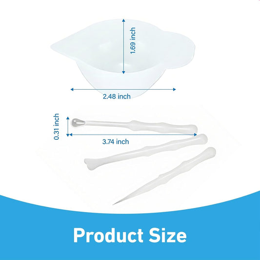 5Pcs Resin Mixing Cups Silicone Mini Measuring Bowl Set Pouring Tools and Accessories for DIY Epoxy Craft Small Silicone Cup Dispenser with Spoon and Glue Stick for Resin Art Supplies