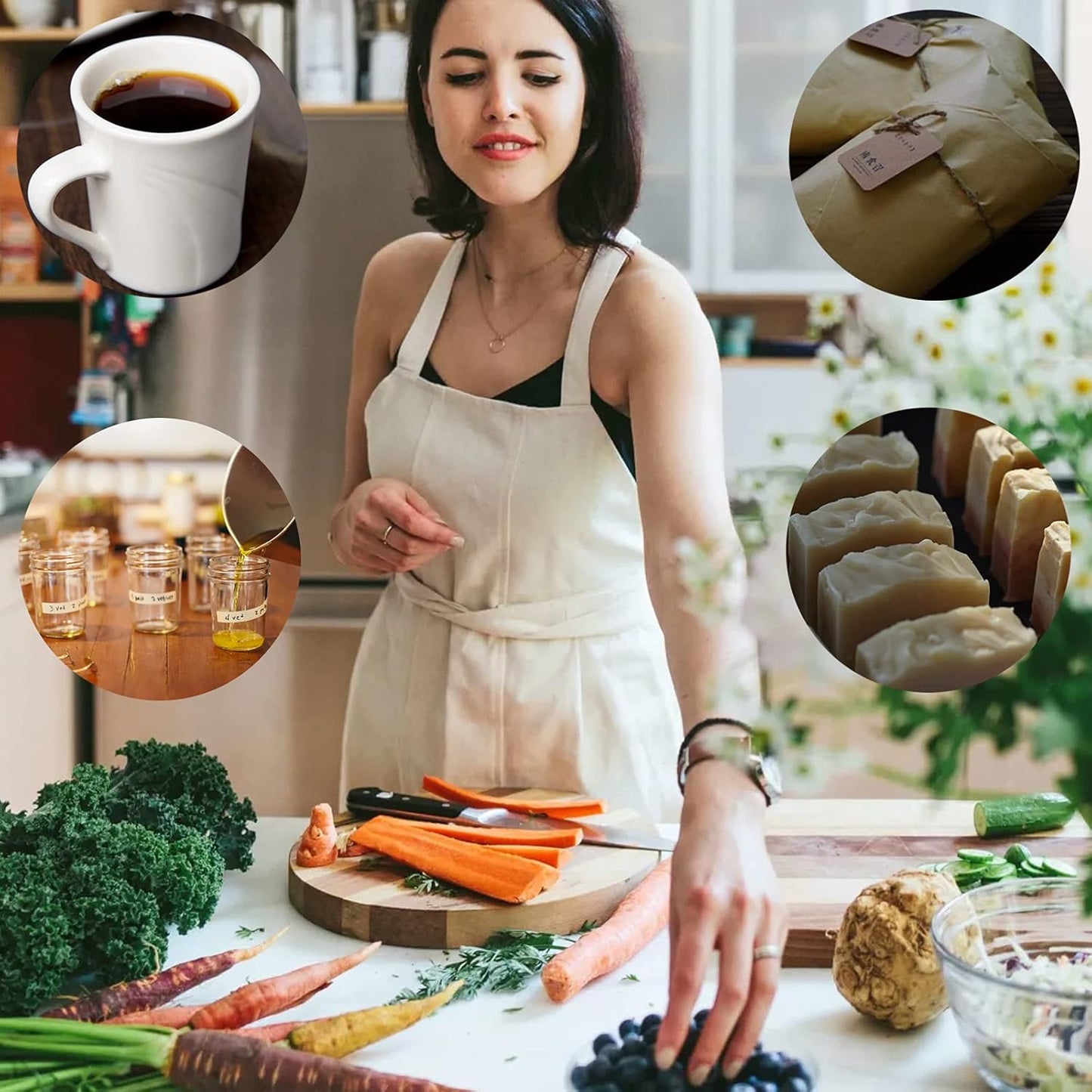 Digital Kitchen Scale for Cooking & Baking, Compact Food Scale with Digital Display, Unit Conversion, Tare Function, Lightweight Design for Home Cooks, Diet Trackers, Meal Prep