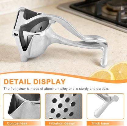 Aluminum Alloy Fresh Fruit Juice Extractor,Hand Juicer Squeezer