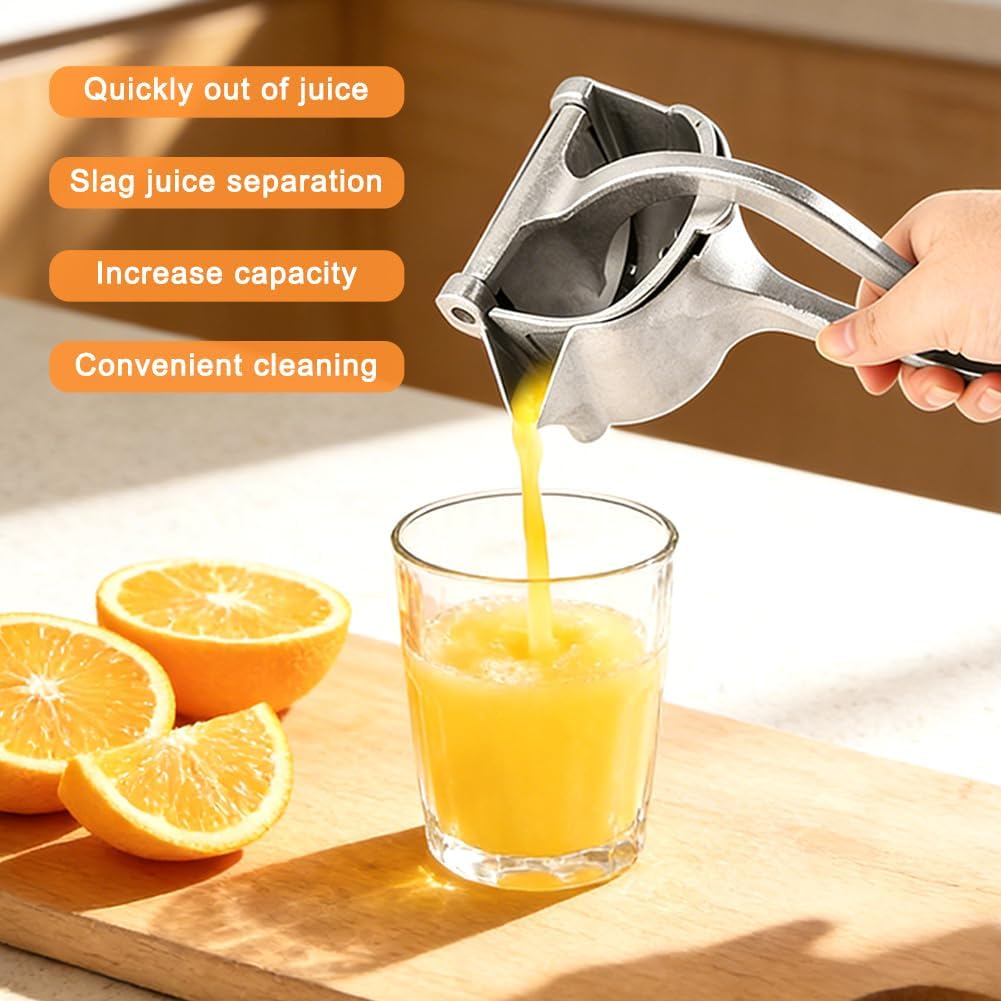 Aluminum Alloy Fresh Fruit Juice Extractor,Hand Juicer Squeezer