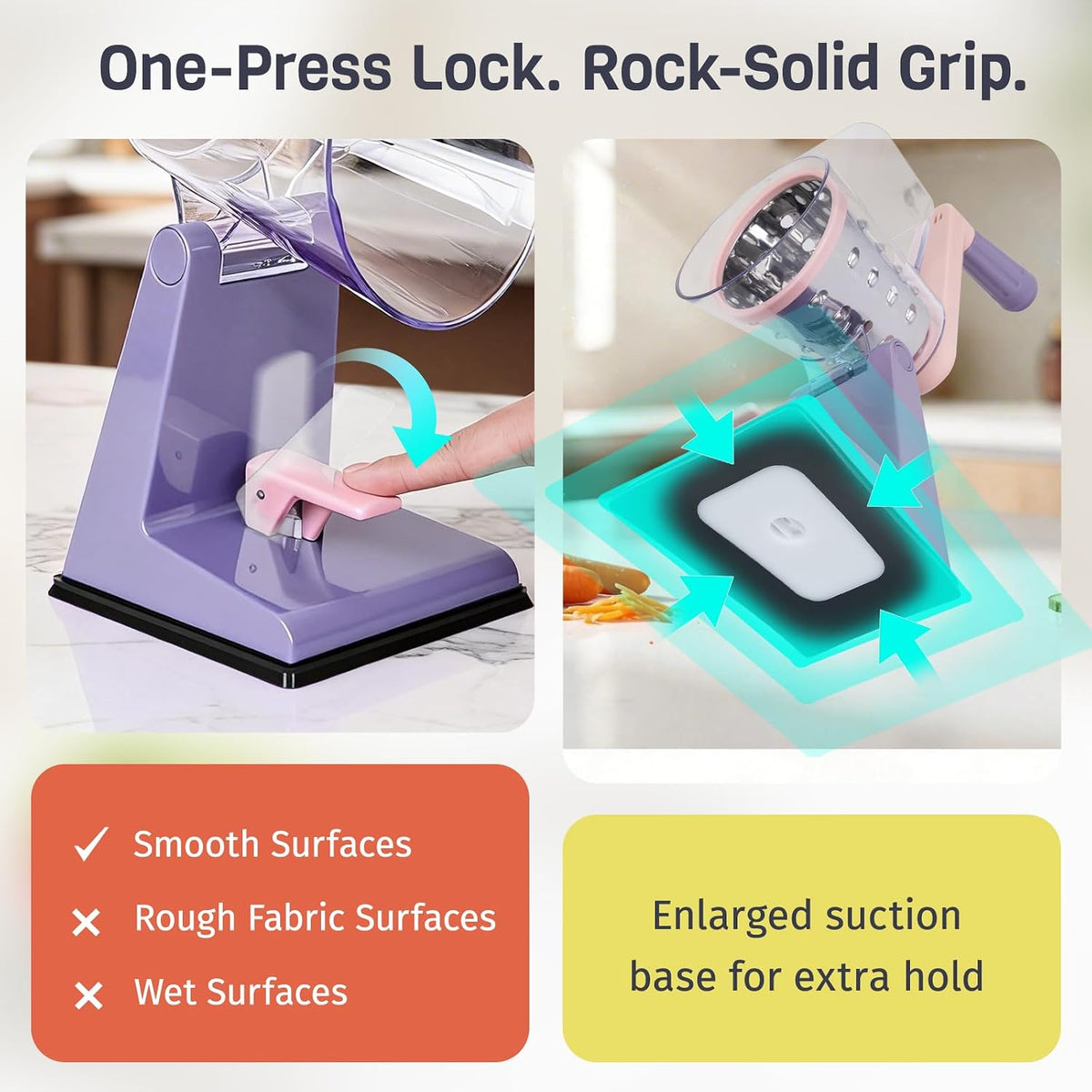 Upgraded Rotary Cheese Grater, Hand Crank Shredder Slicer, Black