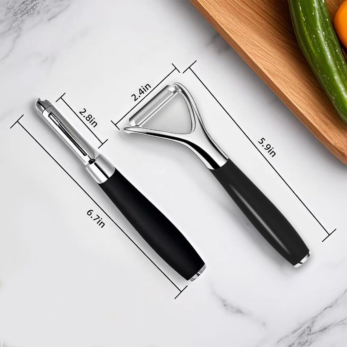 Sharp Blade Apple Peeler with Ergonomic Plastic Grip, Easy to Peel Various Fresh Fruits at Home