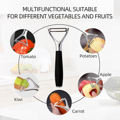 Sharp Blade Apple Peeler with Ergonomic Plastic Grip, Easy to Peel Various Fresh Fruits at Home