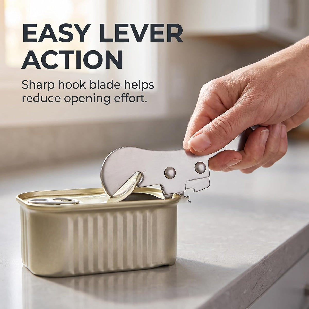Silver One Size Stainless Steel Can Opener Manual Can Opener Multifunctional Kitchen Accessories, Manual Can Openers