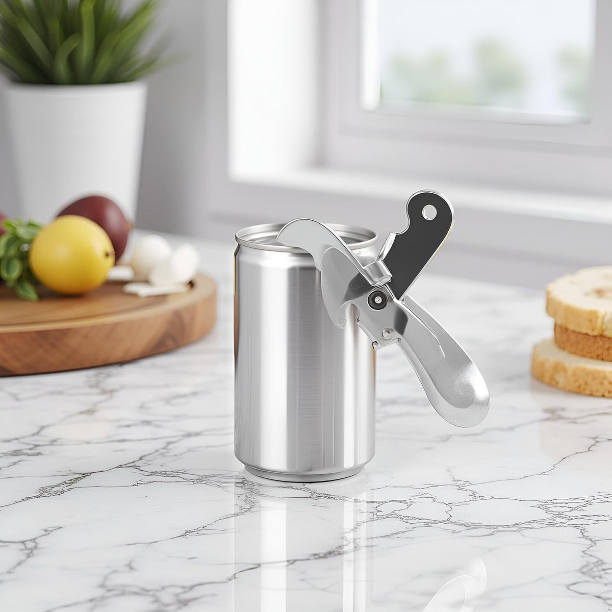 Silver One Size Stainless Steel Can Opener Manual Can Opener Multifunctional Kitchen Accessories, Manual Can Openers
