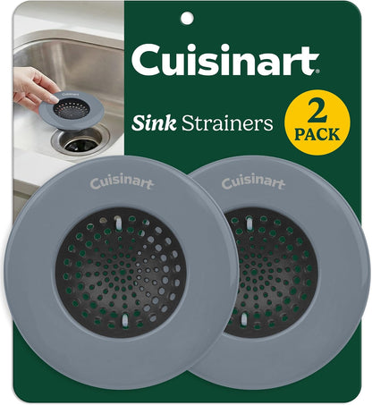 Cuisinart Stainless Steel Kitchen Sink Drain Strainer, 2-Pack, 4.35"