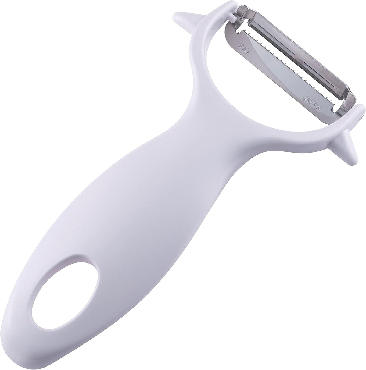 Corporation DH8171 Kimpira Peeler, 0.1 inches (3 mm), Wide, Cut, Vegetables, Julienne Potato, Sprout Remover, Dishwasher Safe, Orange, Made in Japan