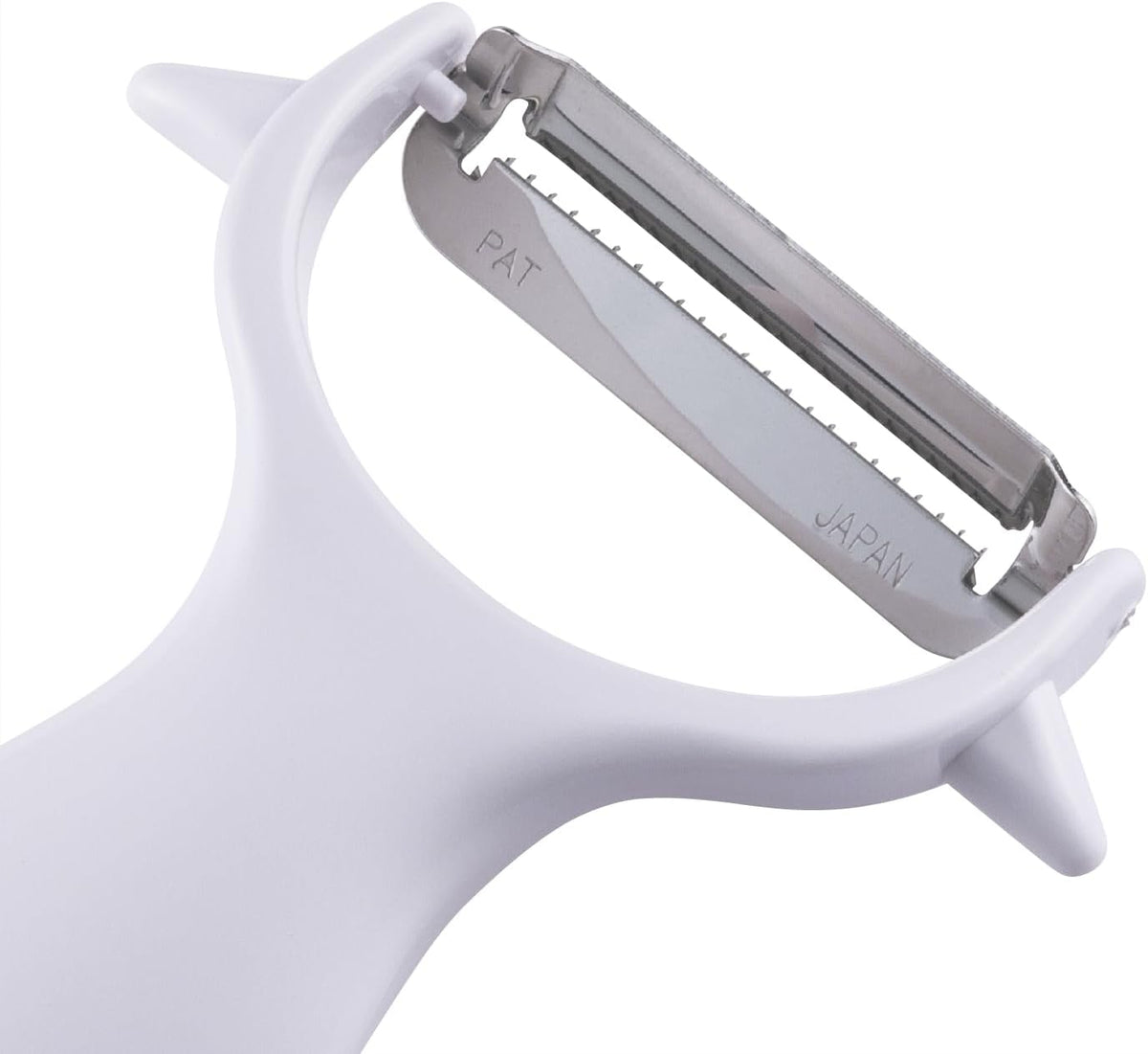 Corporation DH8171 Kimpira Peeler, 0.1 inches (3 mm), Wide, Cut, Vegetables, Julienne Potato, Sprout Remover, Dishwasher Safe, Orange, Made in Japan