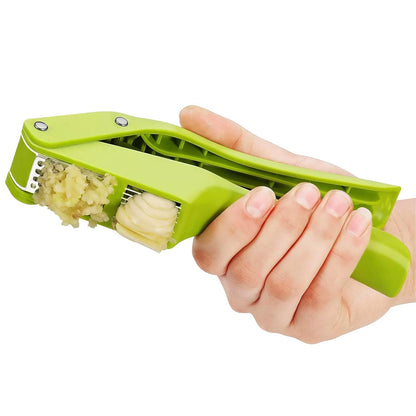 2 in 1 Garlic Slicer and Press, Stainless Steel with Durable Plastic